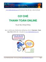 Cơ chế thanh toán online