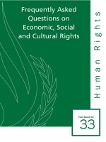 Frequently Asked Questions on Economic, Social and Cultural Rights docx