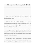 Giá trị nhân văn trong Chiếu dời đô ppt