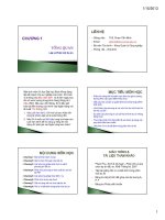 Chương 1: Lập phân tích dự án pptx