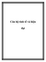 Căn hộ tinh tế và hiện đại pot