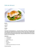 Cá thu rán xốt rau củ potx