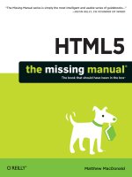 oreilly html5, the missing manual (2011)