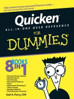 quicken all-in-one desk reference for dummies (2006)