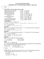 BD HSGChuyen de 17 hang dang thuc