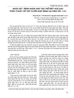 Khảo sát bệnh nhân ung thư thể biệt hoá sau phẫu thuật CắT Bỏ tuyến giáp BằNG Xạ HìNH VớI I-131 ppt