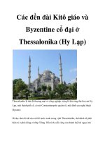 Các đền đài Kitô giáo và Byzentine cổ đại ở Thessalonika (Hy Lạp) pdf