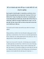 Để trở thành một nhà đồ họa và nhà thiết kế web chuyên nghiệp pot