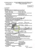 Đề thi - Đáp án môn Sinh - Tốt nghiệp THPT ( 2013 ) Mã đề 924 pdf