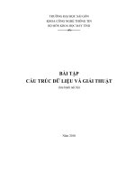 Cấu trúc dữ liệu và giải thuật ĐH saigon