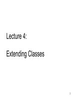 Lecture 4: Extending Classes pdf