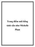 Trang điểm môi hồng xinh xắn như Michelle Phan pdf