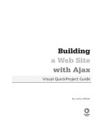 peachpit press visual quickproject guide building a web site with ajax (2008)