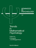 TRENDS IN MATHEMATICAL PSYCHOLOGY ppt