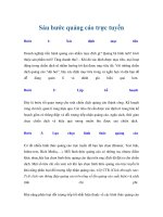 Sáu bước quảng cáo trực tuyến doc