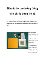Khoác áo mới sống động cho chiếc đồng hồ cũ pdf