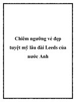Chiêm ngưỡng vẻ đẹp tuyệt mỹ lâu đài Leeds của nước Anh pdf