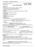 giáo án sinh học lớp 8 trung học sơ sở 1