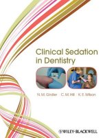 Clinical Sedation in Dentistry potx