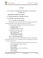 về hoạt động tín dụng của ngân hàng thương mại