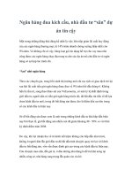 Ngân hàng đua kích cầu, nhà đầu tư “săn” dự án tin cậy ppt