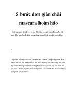 5 bước đơn giản chải mascara hoàn hảo potx