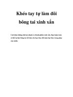 Khéo tay tự làm đôi bông tai xinh xắn docx