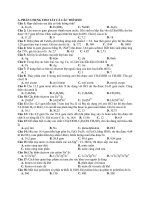 Đề Thi Tốt Nghiệp Hóa 2013 - Phần 3 - Đề 1 pdf