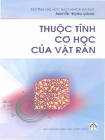 thuộc tính cơ học của vật rắn