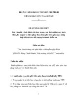 Báo cáo giải trình đánh giá thực trạng, xác định nội dung, hình thức, kế hoạch và biện pháp thực hiện phổ biến giáo dục pháp luật đối với các đối tượng là thanh thiếu nhi