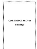 Cách Nuôi Gà An Toàn Sinh Học doc