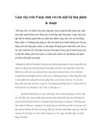 Làm việc trên 9 máy tính với chỉ một bộ bàn phím & chuột ppt