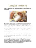 Làm giàu từ thất bại ppt