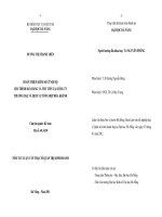 Luận văn: Hoàn thiện kiểm soát nội bộ chu trình bán hàng và thu tiền tại Công ty thương mại và dịch vụ tổng hợp Hòa Khánh doc