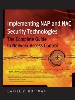 implementing nap & nac security technologies - the complete guide to network access control