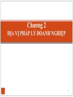 Địa vị pháp lý doanh nghiệp potx