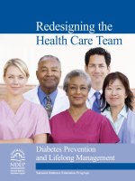 Redesigning the Health Care Team: Diabetes Prevention and Lifelong Management docx