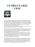 CÚ MÈO VÀ CHÂU CHẤU doc