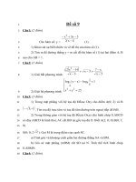 Đề thi thử đại học môn toán năm 2013 - THPT Lý Thường Kiệt - Hải Phòng - Đề số 9 doc