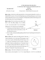 KỲ THI CHỌN HỌC SINH GIỎI LỚP 12 Môn thi : Vật lý pot