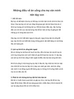 Những điều về ăn uống cha mẹ văn minh nên dạy con docx