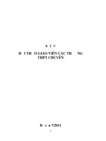 KỈ YẾU HỘI THẢO GIÁO VIÊN CÁC TRƯỜNG THPT CHUYÊN pdf
