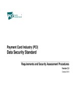 Payment Card Industry (PCI )Data Security Standard pot