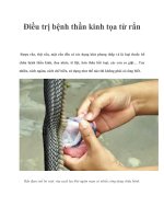 Điều trị bệnh thần kinh tọa từ rắn docx