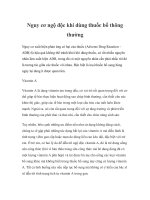 Nguy cơ ngộ độc khi dùng thuốc bổ thông thường potx