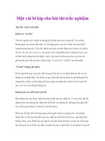 Một vài bí kíp cho bài thi trắc nghiệm ppt