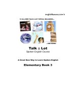 E nglishbanana.com’s - Talk a LotSpoken English Course ppt