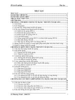 tìm hiểu chung về mạng truyền tải quang