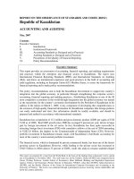 REPORT ON THE OBSERVANCE OF STANDARDS AND CODES (ROSC) doc