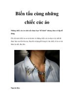 Biến tấu cùng những chiếc cúc áo doc